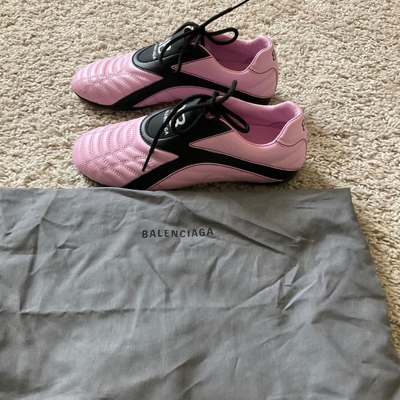 BALENCIAGA ZEN SNEAKERS. COLOR: PINK BLACK. SIZE: EU 36 (US 6M). - Picture 1 of 5